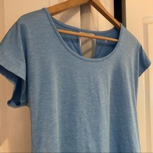 Blue athletic top